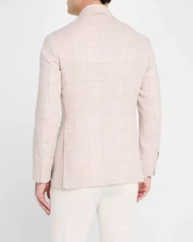 Canali Men's Windowpane Sport Coat | Thumbnail 3 Canali Men's Windowpane Sport Coat | Thumbnail 3