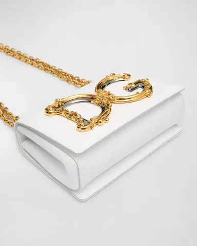 Dolce & Gabbana DG Girls Barocco Large Leather Crossbody Bag | Thumbnail 8 Dolce & Gabbana DG Girls Barocco Large Leather Crossbody Bag | Thumbnail 8