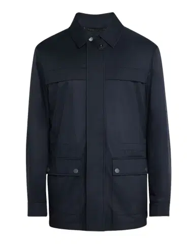 Canali Men's Brera Four-Pocket Field Jacket | Thumbnail 1 Canali Men's Brera Four-Pocket Field Jacket | Thumbnail 1
