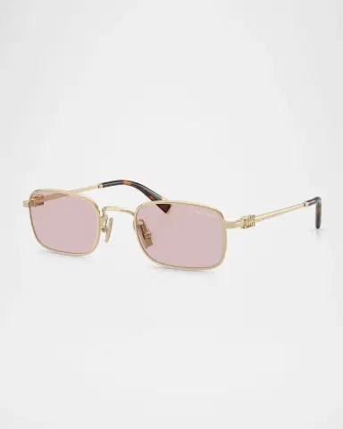 Miu Miu MUA53S Rectangular Metal Sunglasses | Thumbnail 2 Miu Miu MUA53S Rectangular Metal Sunglasses | Thumbnail 2