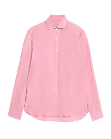 Canali Men's Linen Casual Button-Down Shirt | Thumbnail 1 Canali Men's Linen Casual Button-Down Shirt | Thumbnail 1