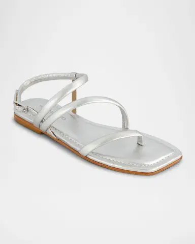 Bernardo Odessa Metallic Thong Slingback Sandals | Thumbnail 2 Bernardo Odessa Metallic Thong Slingback Sandals | Thumbnail 2