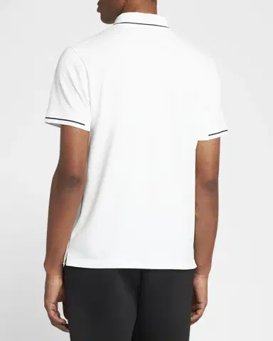 Moncler Men's Cotton Tipped Polo Shirt | Thumbnail 2 Moncler Men's Cotton Tipped Polo Shirt | Thumbnail 2