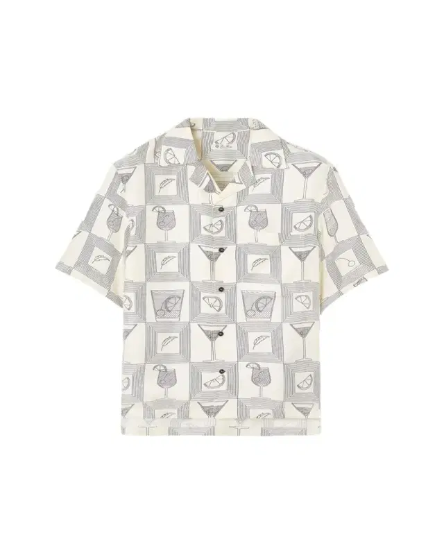Men's Federico Twill Short-Sleeve Shirt Men's Federico Twill Short-Sleeve Shirt