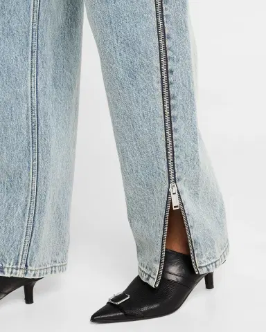 3.1 Phillip Lim Curved Side-Zip Jeans | Thumbnail 4 3.1 Phillip Lim Curved Side-Zip Jeans | Thumbnail 4