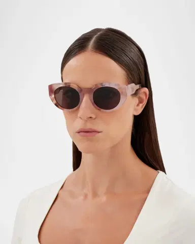 Chloé Round Acetate Sunglasses | Thumbnail 3 Chloé Round Acetate Sunglasses | Thumbnail 3