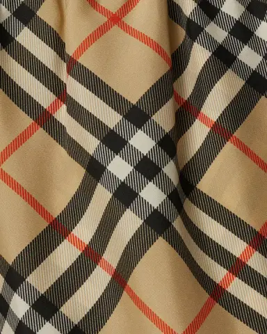 Burberry Men's Silk Check Shorts | Thumbnail 5 Burberry Men's Silk Check Shorts | Thumbnail 5