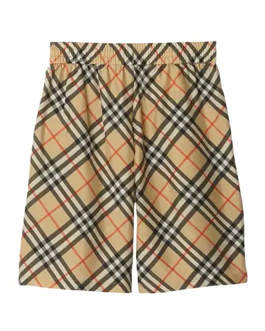 Burberry Men's Silk Check Shorts | Thumbnail 1 Burberry Men's Silk Check Shorts | Thumbnail 1