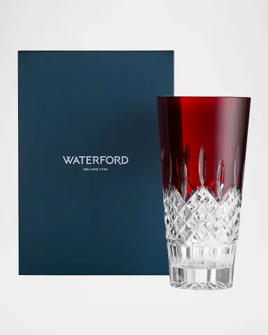 Waterford Crystal Lismore Red Vase, 10" | Thumbnail 4 Waterford Crystal Lismore Red Vase, 10" | Thumbnail 4