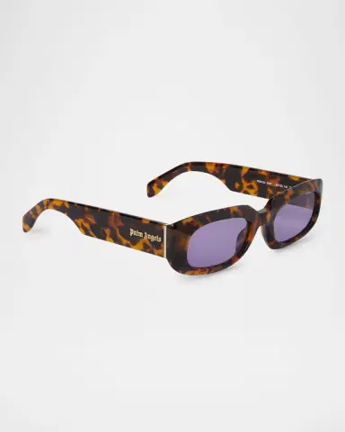 Palm Angels Noah Oval Acetate Sunglasses | Thumbnail 2 Palm Angels Noah Oval Acetate Sunglasses | Thumbnail 2