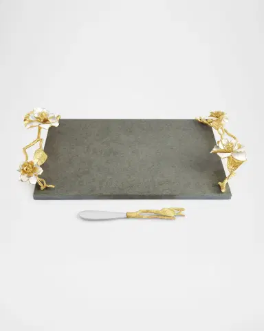 Michael Aram Gardenia Cheeseboard with Knife | Thumbnail 4 Michael Aram Gardenia Cheeseboard with Knife | Thumbnail 4