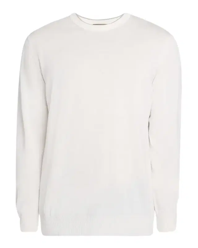 Men 's Cotton Tipped Crewneck Sweater Men 's Cotton Tipped Crewneck Sweater
