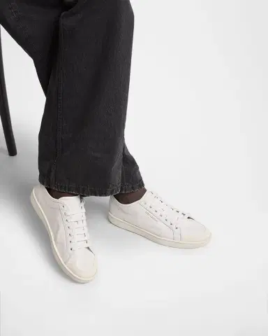 Saint Laurent Gym Leather Low-Top Sneakers | Thumbnail 1 Saint Laurent Gym Leather Low-Top Sneakers | Thumbnail 1