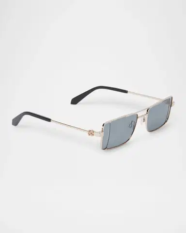 Off-White Men 's Cortez Metal Rectangle Sunglasses | Thumbnail 2 Off-White Men 's Cortez Metal Rectangle Sunglasses | Thumbnail 2