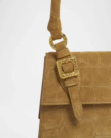 Jacquemus Le Chiquito Moyen Croc-Embossed Suede Top-Handle Bag | Thumbnail 5 Jacquemus Le Chiquito Moyen Croc-Embossed Suede Top-Handle Bag | Thumbnail 5