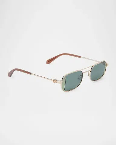 Off-White Lynn Oval Metal Sunglasses | Thumbnail 2 Off-White Lynn Oval Metal Sunglasses | Thumbnail 2