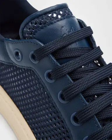 Giuseppe Zanotti Men's Birel Leather and Mesh Low-Top Sneakers | Thumbnail 3 Giuseppe Zanotti Men's Birel Leather and Mesh Low-Top Sneakers | Thumbnail 3