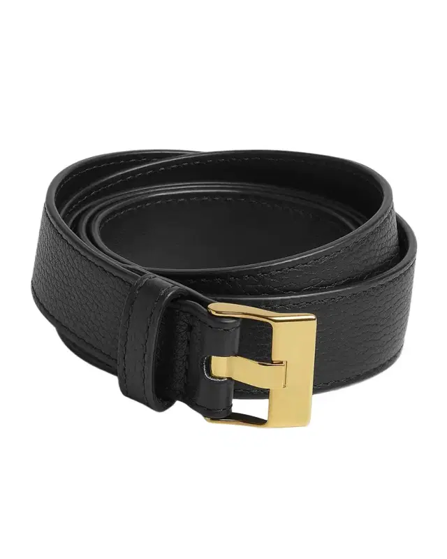 Watch-Buckle Intrecciato Medium Leather Belt Watch-Buckle Intrecciato Medium Leather Belt