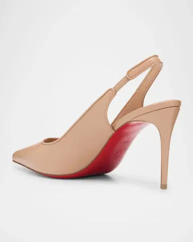 Christian Louboutin 85mm Sporty Kate Leather Slingback Pumps | Thumbnail 3 Christian Louboutin 85mm Sporty Kate Leather Slingback Pumps | Thumbnail 3