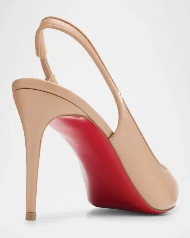 Christian Louboutin 85mm Sporty Kate Leather Slingback Pumps | Thumbnail 4 Christian Louboutin 85mm Sporty Kate Leather Slingback Pumps | Thumbnail 4