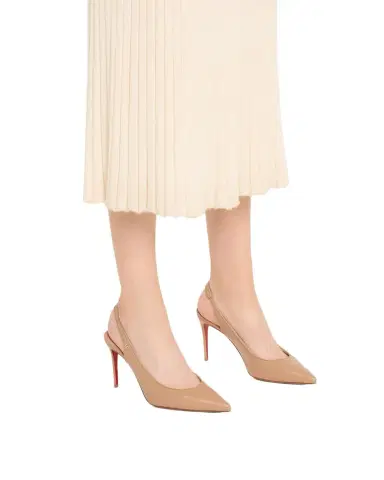 Christian Louboutin 85mm Sporty Kate Leather Slingback Pumps | Thumbnail 1 Christian Louboutin 85mm Sporty Kate Leather Slingback Pumps | Thumbnail 1