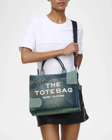 Marc Jacobs The Medium Patchwork Denim Tote Bag | Thumbnail 2 Marc Jacobs The Medium Patchwork Denim Tote Bag | Thumbnail 2