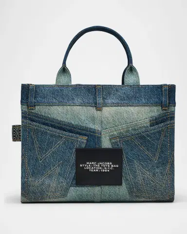 Marc Jacobs The Medium Patchwork Denim Tote Bag | Thumbnail 3 Marc Jacobs The Medium Patchwork Denim Tote Bag | Thumbnail 3