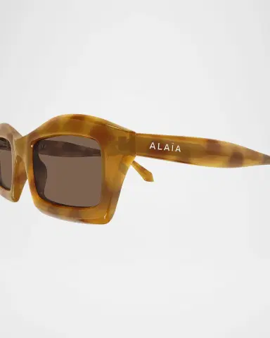 Alaïa Rectangle Acetate Sunglasses | Thumbnail 2 Alaïa Rectangle Acetate Sunglasses | Thumbnail 2