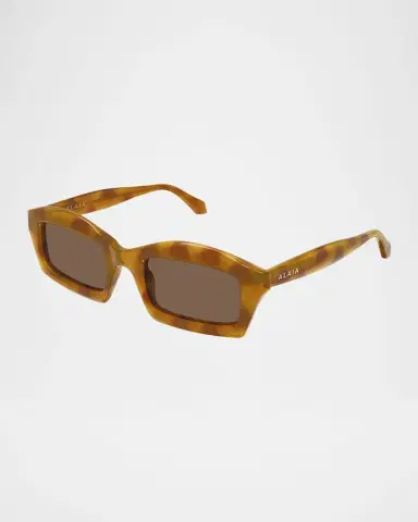 Alaïa Rectangle Acetate Sunglasses | Thumbnail 3 Alaïa Rectangle Acetate Sunglasses | Thumbnail 3