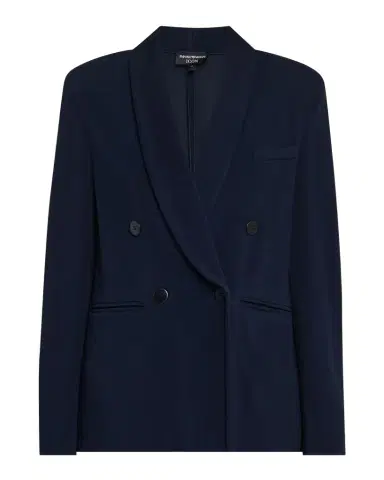 Emporio Armani Relaxed Double-Breasted Blazer | Thumbnail 1 Emporio Armani Relaxed Double-Breasted Blazer | Thumbnail 1