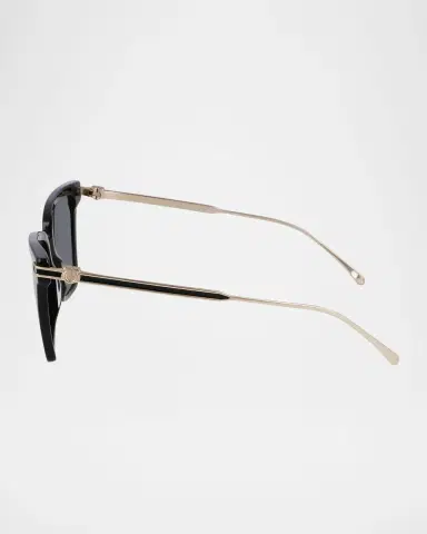 Ferragamo Gancino Acetate & Metal Cat-Eye Sunglasses | Thumbnail 3 Ferragamo Gancino Acetate & Metal Cat-Eye Sunglasses | Thumbnail 3