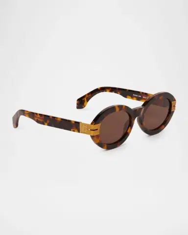 Palm Angels Harmony Oval Acetate Sunglasses | Thumbnail 2 Palm Angels Harmony Oval Acetate Sunglasses | Thumbnail 2