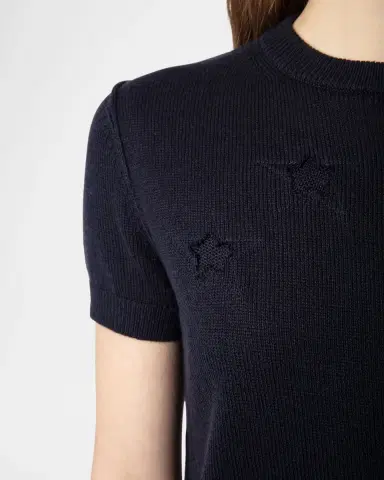 Zadig & Voltaire Bully Seco Stars Short-Sleeve Sweater | Thumbnail 4 Zadig & Voltaire Bully Seco Stars Short-Sleeve Sweater | Thumbnail 4