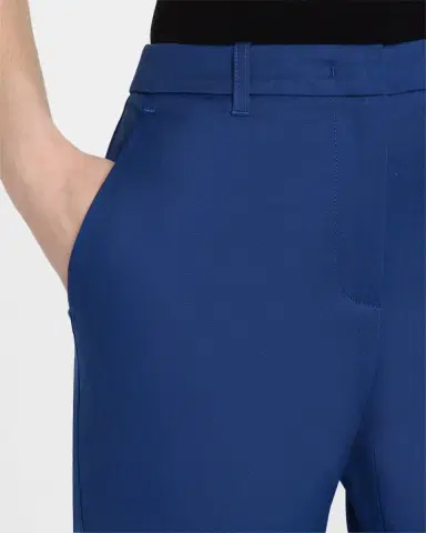 Emporio Armani Cotton Couture Cropped Slim Trousers | Thumbnail 5 Emporio Armani Cotton Couture Cropped Slim Trousers | Thumbnail 5