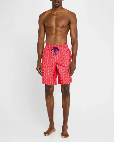 Vilebrequin Men's Okohina Mini Turtle Swim Trunks | Thumbnail 2 Vilebrequin Men's Okohina Mini Turtle Swim Trunks | Thumbnail 2