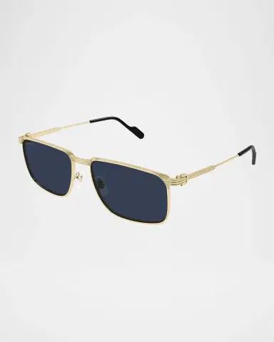 Cartier Men's CT0534SM Metal Square Sunglasses | Thumbnail 2 Cartier Men's CT0534SM Metal Square Sunglasses | Thumbnail 2