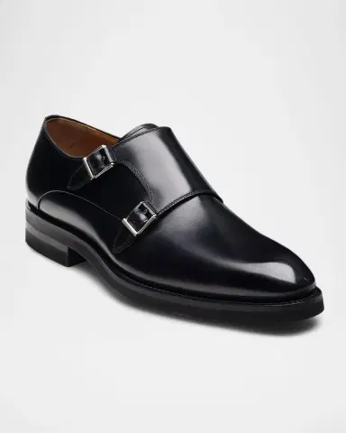 Magnanni Men's Omnia Double Monk Strap Loafers | Thumbnail 2 Magnanni Men's Omnia Double Monk Strap Loafers | Thumbnail 2