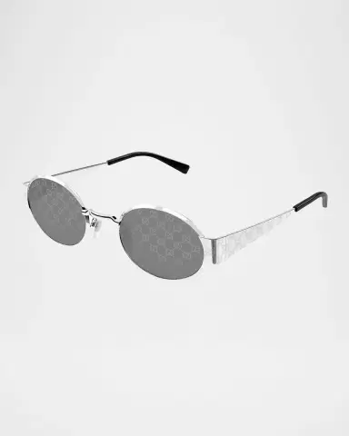 Gucci Monogram Round Sunglasses | Thumbnail 3 Gucci Monogram Round Sunglasses | Thumbnail 3