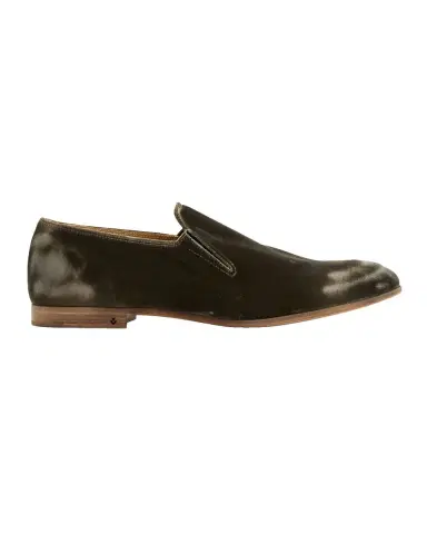 JOHN VARVATOS Men's Venice Distressed Velvet Loafers | Thumbnail 2 JOHN VARVATOS Men's Venice Distressed Velvet Loafers | Thumbnail 2