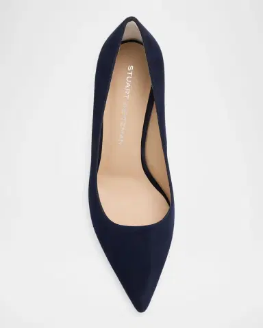 Stuart Weitzman Stuart Power Suede Pumps | Thumbnail 5 Stuart Weitzman Stuart Power Suede Pumps | Thumbnail 5