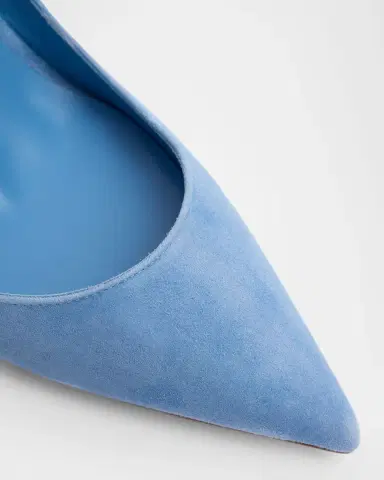 Christian Louboutin 85mm Iriza Suede Half-d'Orsay Pumps | Thumbnail 12 Christian Louboutin 85mm Iriza Suede Half-d'Orsay Pumps | Thumbnail 12