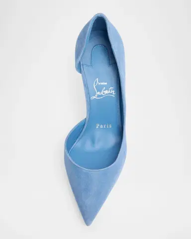 Christian Louboutin 85mm Iriza Suede Half-d'Orsay Pumps | Thumbnail 13 Christian Louboutin 85mm Iriza Suede Half-d'Orsay Pumps | Thumbnail 13