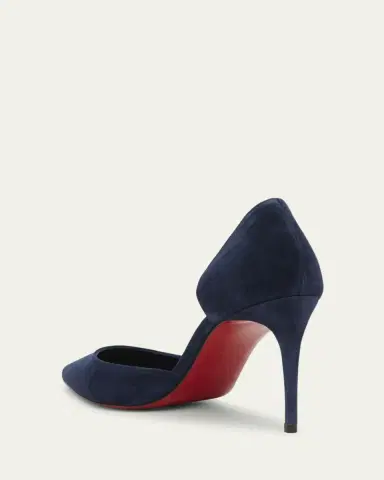 Christian Louboutin 85mm Iriza Suede Half-d'Orsay Pumps | Thumbnail 15 Christian Louboutin 85mm Iriza Suede Half-d'Orsay Pumps | Thumbnail 15