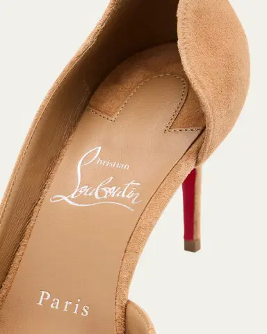 Christian Louboutin 85mm Iriza Suede Half-d'Orsay Pumps | Thumbnail 21 Christian Louboutin 85mm Iriza Suede Half-d'Orsay Pumps | Thumbnail 21