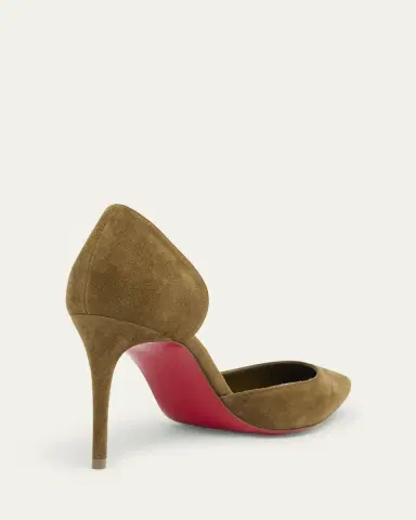 Christian Louboutin 85mm Iriza Suede Half-d'Orsay Pumps | Thumbnail 27 Christian Louboutin 85mm Iriza Suede Half-d'Orsay Pumps | Thumbnail 27