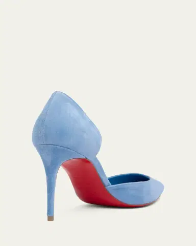 Christian Louboutin 85mm Iriza Suede Half-d'Orsay Pumps | Thumbnail 29 Christian Louboutin 85mm Iriza Suede Half-d'Orsay Pumps | Thumbnail 29