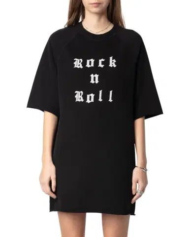 Zadig & Voltaire Grace Studded Rock N Roll Mini Dress | Thumbnail 1 Zadig & Voltaire Grace Studded Rock N Roll Mini Dress | Thumbnail 1