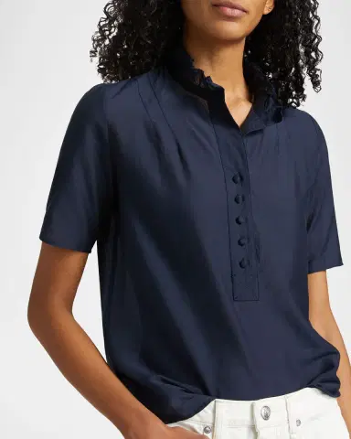 Zadig & Voltaire Topher Ruffle Blouse | Thumbnail 5 Zadig & Voltaire Topher Ruffle Blouse | Thumbnail 5