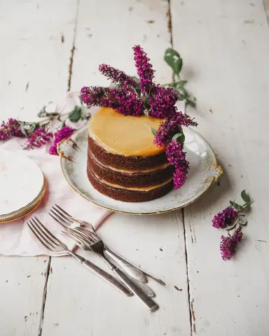 Sweet Laurel Chocolate Caramel Layer Cake, Serves 8 | Thumbnail 2 Sweet Laurel Chocolate Caramel Layer Cake, Serves 8 | Thumbnail 2