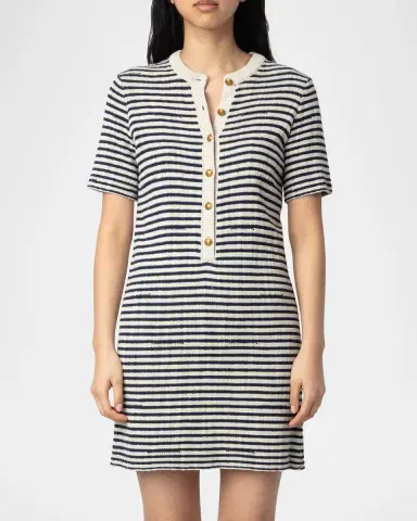 Zadig & Voltaire Tahoe Striped Mini Dress | Thumbnail 4 Zadig & Voltaire Tahoe Striped Mini Dress | Thumbnail 4